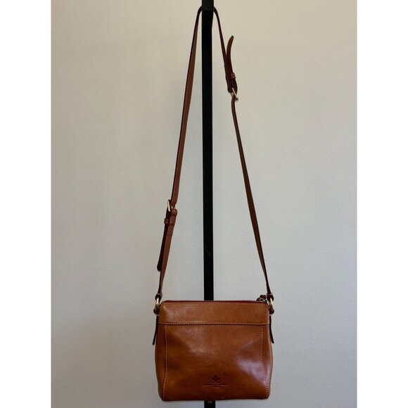 Dooney & Bourke Tan Leather Crossbody Bag - Picture 4 of 16